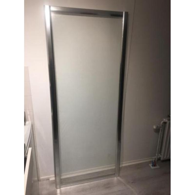 Douche deur met wand