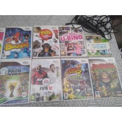 Hoop Nintendo Wii spellen (Fifa,Just dance,Wiifit Plus)