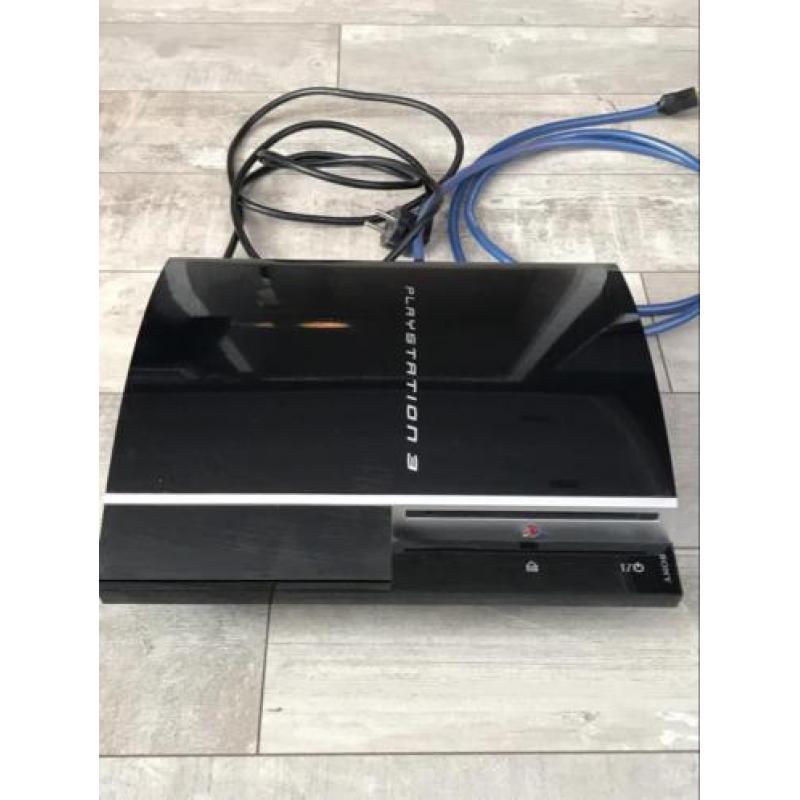 PlayStation 3 met 4 controllers en 8 spellen (PS3)