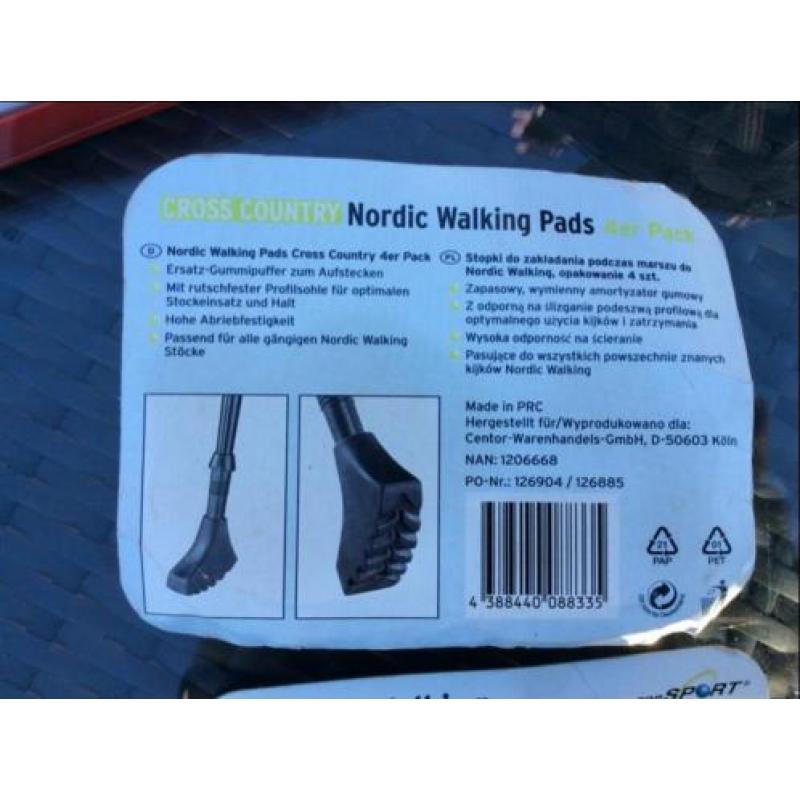 Nordic walking pads