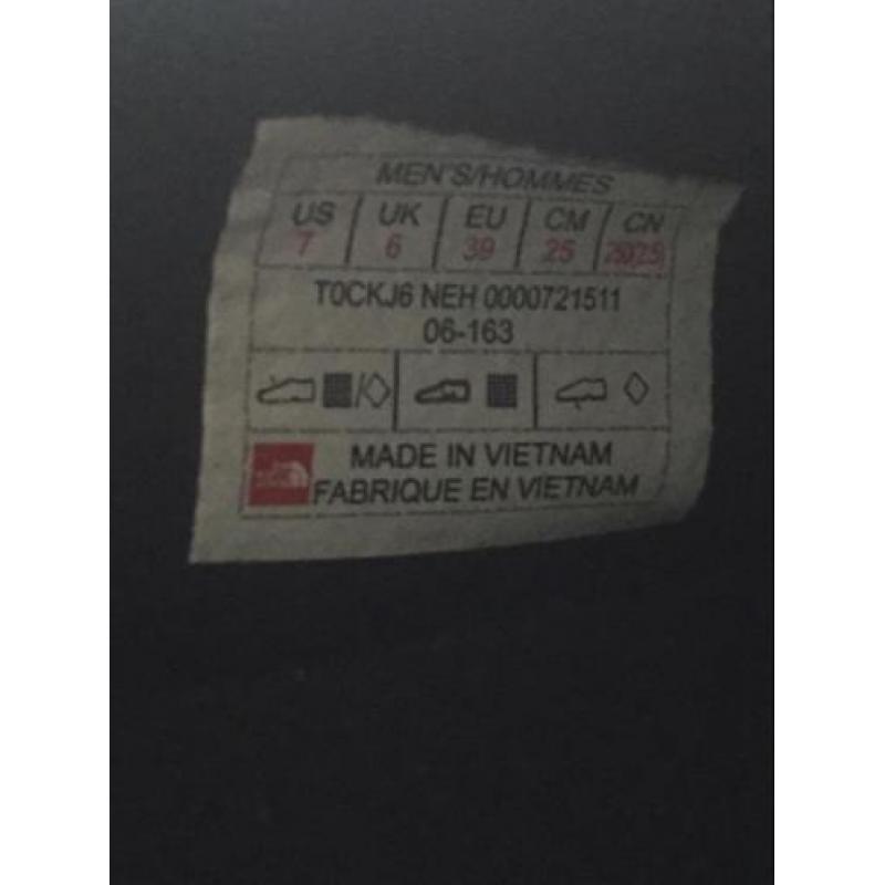 The north face outdoor sloffen/ schoenen maar 39