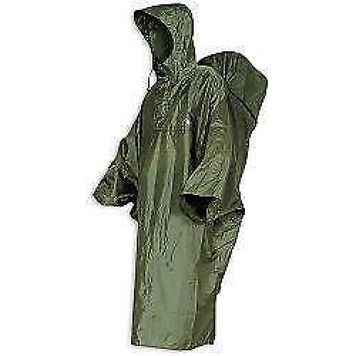 Tatonka Cape poncho: groen, maat S MEN