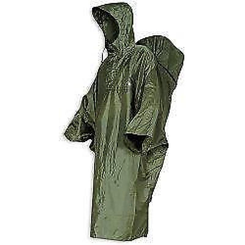 Tatonka Cape poncho: groen, maat S MEN