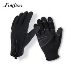 Fulljion Vissen Handschoenen Zwarte Antislip Winter Warmte
