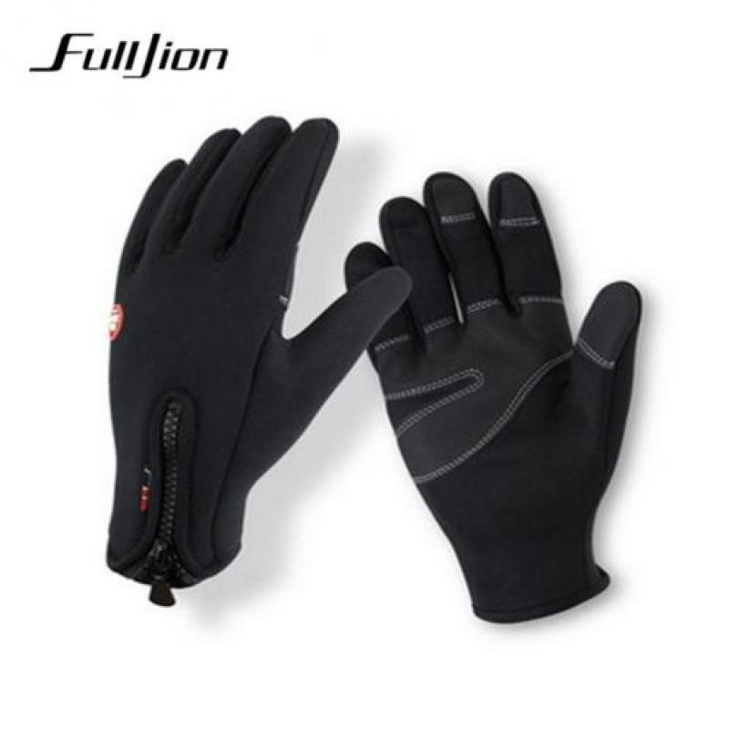 Fulljion Vissen Handschoenen Zwarte Antislip Winter Warmte