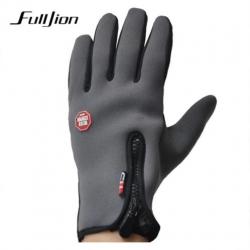 Fulljion Vissen Handschoenen Zwarte Antislip Winter Warmte