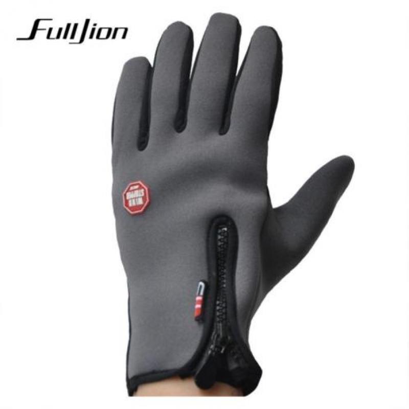 Fulljion Vissen Handschoenen Zwarte Antislip Winter Warmte